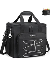 Soft Cooler Bag 35/45Can, Collapsible Cooler Insulated Leak Proof,