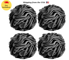 Loofah Sponge Shower Loofahs 4 Colors Bath Sponges Body Scrubbers
