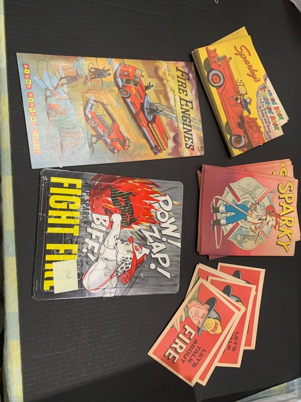Lot of Fire Safety Books - Vintage see description below