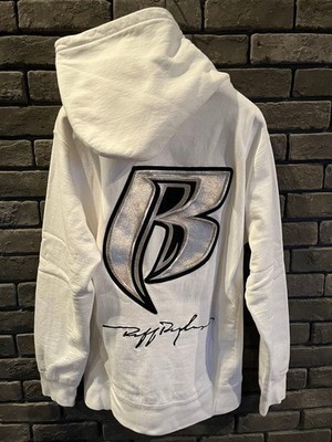 Supreme x Ruff Ryders FW14 Hooded Sweatshirt Hoodie Size XL White