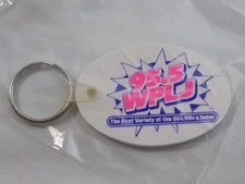 NEW 1990s 95.5 WPLJ Keychain Sealed New York FM Radio Station Adult Contemporary