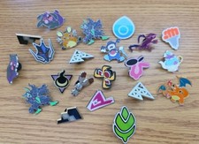 Lot of 22 Pokemon Enamel Pins Charizard, Gym Badges, Eternatus. Sword  Shield