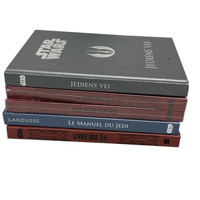Star Wars Sith Jedi 5 HC Book Lot French German Norwegian Portuguese Lucas Books