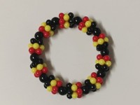 Armband Deutschland Schmuck Schwarz Rot Gold Fanartikel FußBall Em Wm