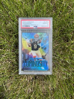 2023 Panini Luminance - Joe Burrow Luminosity Black 1/1 - PSA 10 #LUM-4
