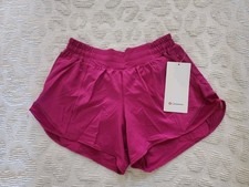 Lululemon Hotty Hot Shorts Ripened Raspberry Sz 6 NEW WITH TAG