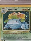 2000 Pokemon Venusaur Holo #18 Base II PSA 8