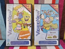 VideoNow 3 Disc Bundle Nickelodeon & Cartoon Network PVDs - Spongebob Rugrats