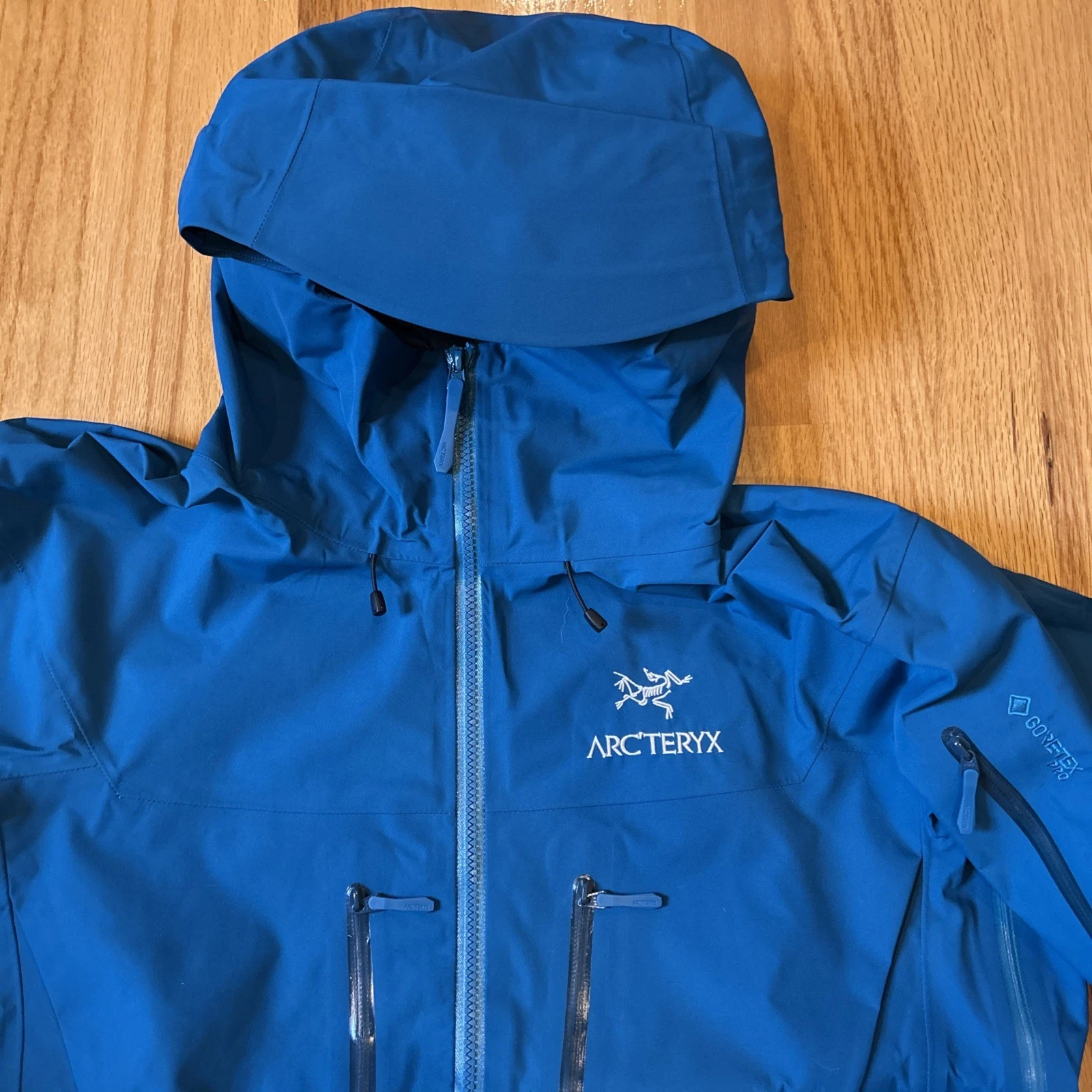 Arc'teryx Alpha SV GoreTex Rain Ski Waterproof Dark Blue Jacket Size Extra Large