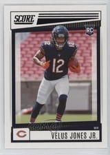 2022 Score Rookies Velus Jones Jr #395 0p6