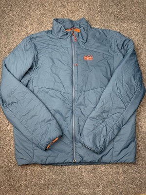 REI Co-Op Mens Blue Activator SI Soft Shell Full-Zip Jacket Size XL *small flaw