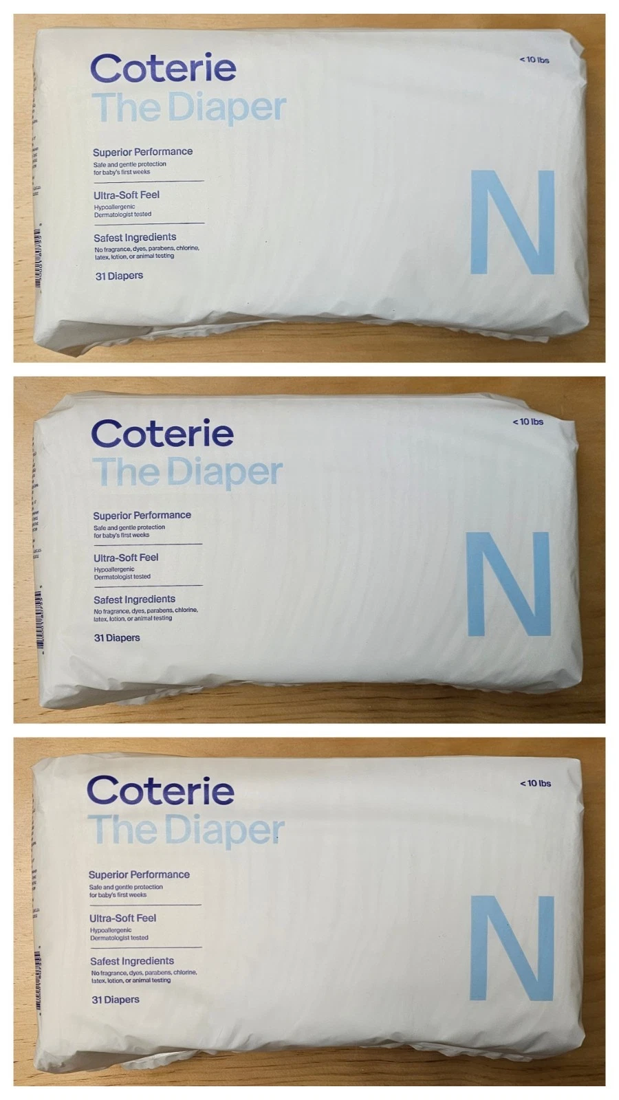 93 Disposable Diapers (3 Packs) Size Newborn Coterie The Diaper New In Packaging
Opens in a new wind