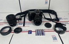 NrMINT - Pentax K100D 6.1mp Digital SLR Camera + 2 Lens - SAME DAY - WARRANTY