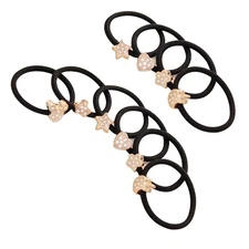 Cute Crystal Elastic Hair Ties Band Ropes Ring Ponytail Holder Accessories