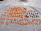   Vintage 1970 Atlantic Egyptians 1/72 scale Plastic Civilians Beds 126 Pcs  — photo 1