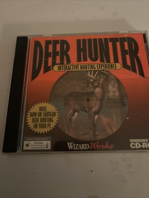 Deer Hunter 1997 PC CD ROM Game Vintage With Booklet Interactive