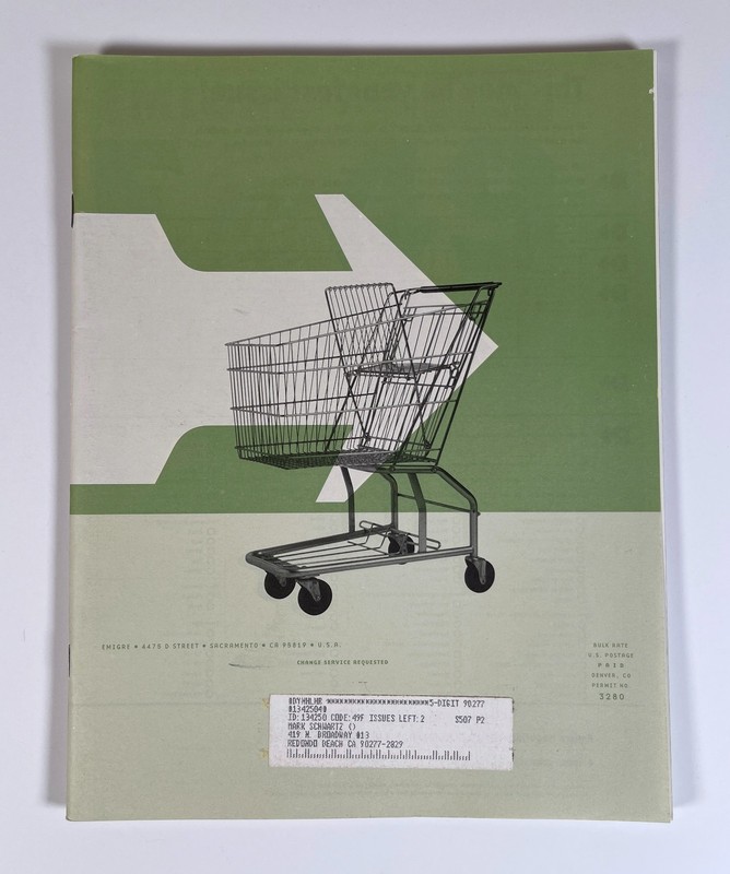 Emigre #49 — Winter 1999 — Graphic Design Journal — Outer Cover Included