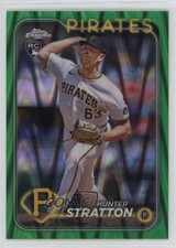 2024 Topps Chrome Update Green RayWave Refractor 38/99 Hunter Stratton 0nr3