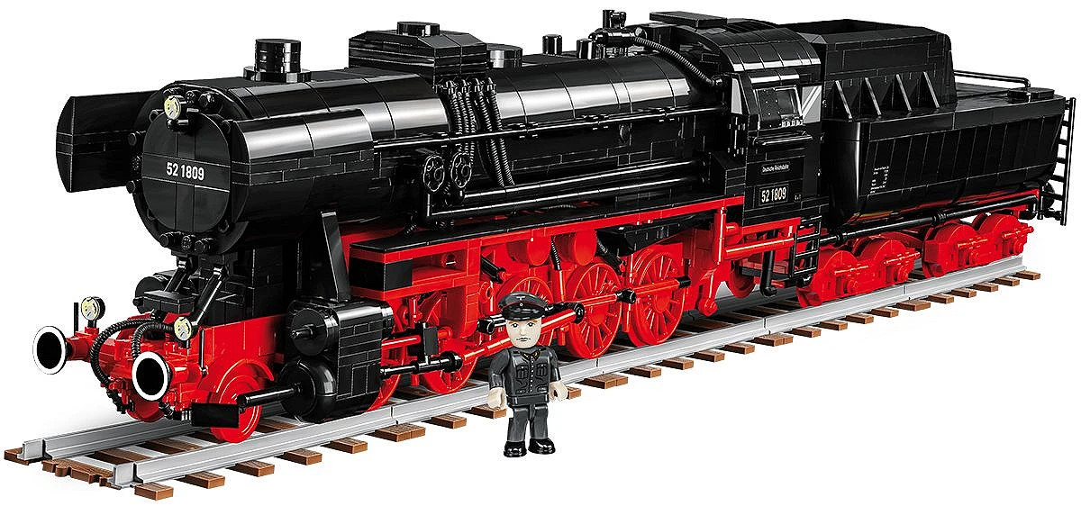 COBI-6282 DR BR 52 Steam Locomotive Train Railway Building Brick Model 2505pcs