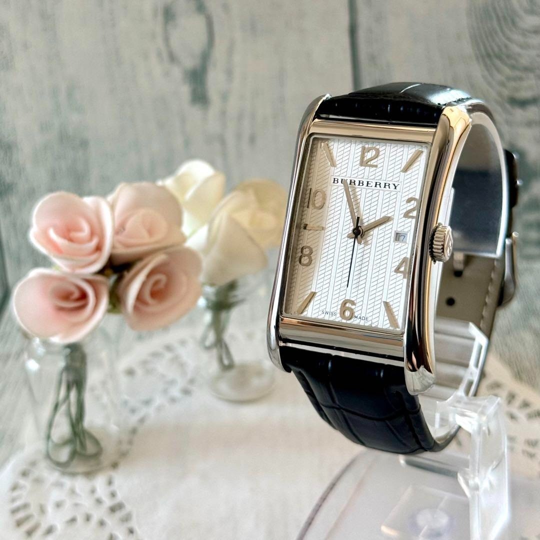 BURBERRY Watch BU3002 Rectangular Used - image 1