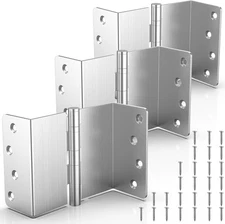 Offset Door Hinges, 4 Inches Ball Bearing Door Hinges, 1/4" Radius Corner Expand