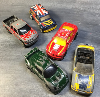 Hot Wheels Tonka Matchbox Car Lot - Major Paint Wear For Parts or Restoration