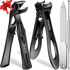 Toenail Clippers for Thick Nails Seniors, Angled Long Handle Toe Nail Cutter