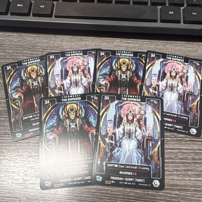 Netrunner GEN Card Lot (6) The Emperor, The Empress Reversed EN