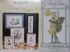 2 Leaflets with Cross Stitch Designs for Fair...