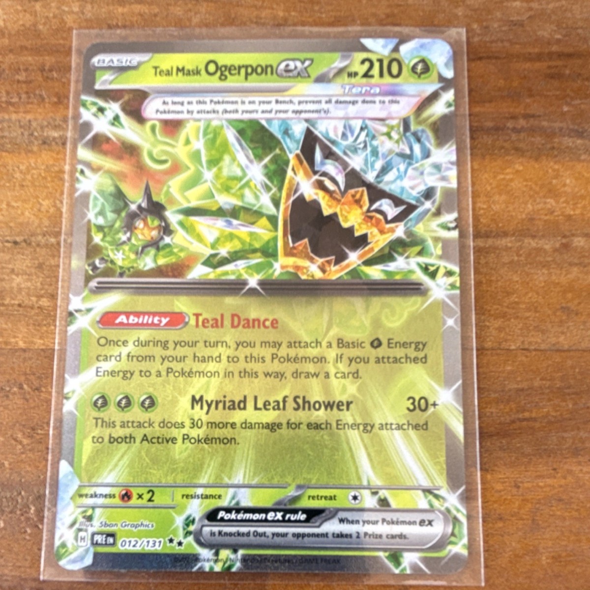 pokemon cards medford oregon Pokémon Teal Mask Ogerpon ex 012/131 Twilight Masquerade Double Rare EX  Holo