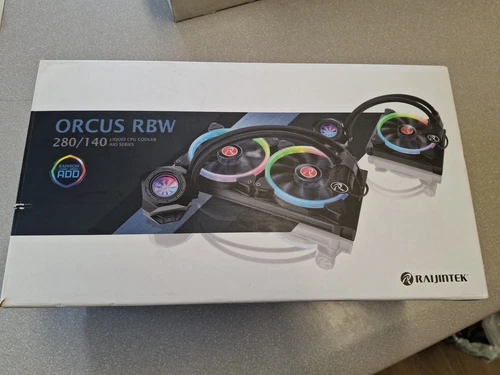 RAIJINTEK ORCUS 280/140 RBW CPU AIO Water Cooler
