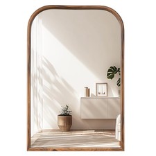 24"x36" Arch Wall Mirror Bathroom Mirror for Wall Mounted, Tempered Glass, Wo...