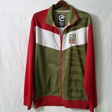 Vintage Y2K Ecko Unltd Red Green Track Jacket XL Hip Hop Style Retro Streetwear
