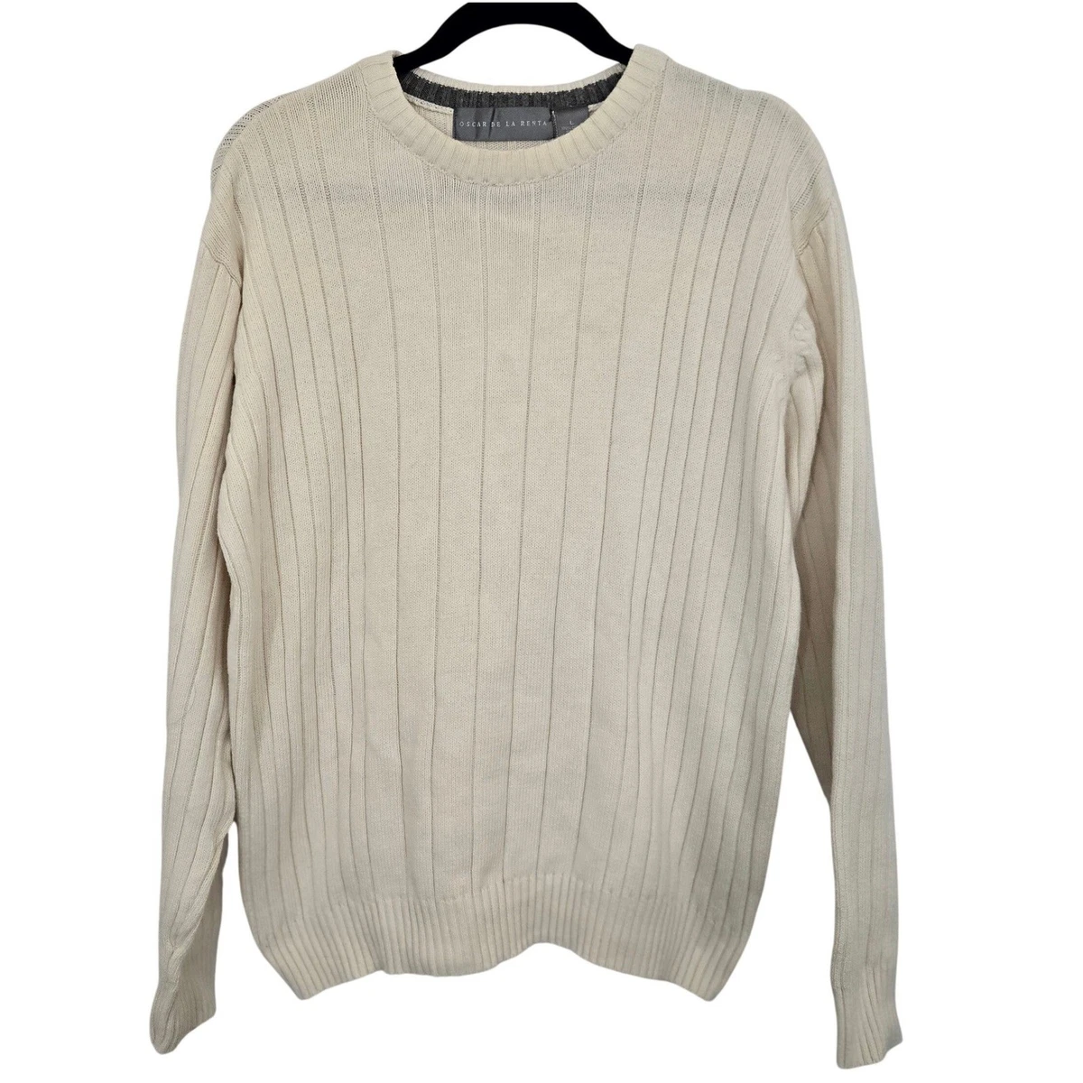 Oscar de la Renta Cotton White Sweaters for Men for sale | eBay