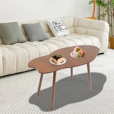 Coffee Table Cloud-shaped Table Living Room Cream Tea Table End Table 100*50cm