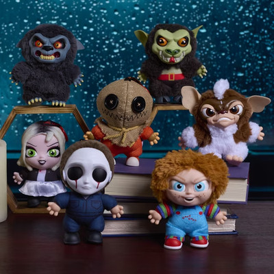 Tiny Nightmares Fright Face Vinyl Plush Collectible, Clip-On Horror Plush NEW