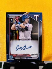 2024 Bowman Chrome - Prospect Autographs Quincy Scott #CPA-QS Blue Refractor...