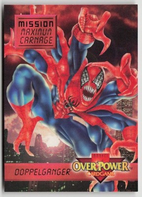 Marvel OverPower Doppelganger Card Mission Maximum Carnage 1995 5 of 7 Single