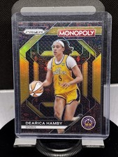 2024 Panini Prizm Monopoly WNBA Dearica Hamby Red Classic Icons Prizm #WNBA23