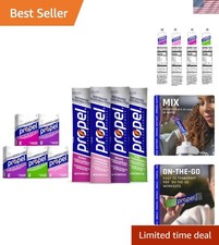 Electrolyte Enhanced Water Drink Mix Powder Packets, 4 Flavor Variety Pack, Z...