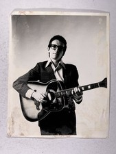 Elvis Costello Photograph Original Black And White Press Promo Circa 1970's