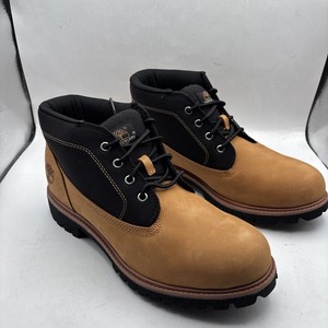 Rare Mens Timberland Premium Mid Lace Chukka Boot Wheat Nubuck - Size 9.5 - NIB Rare Mens Timberland Premium Mid Lace Chukka Boot WheatCream  main image 2