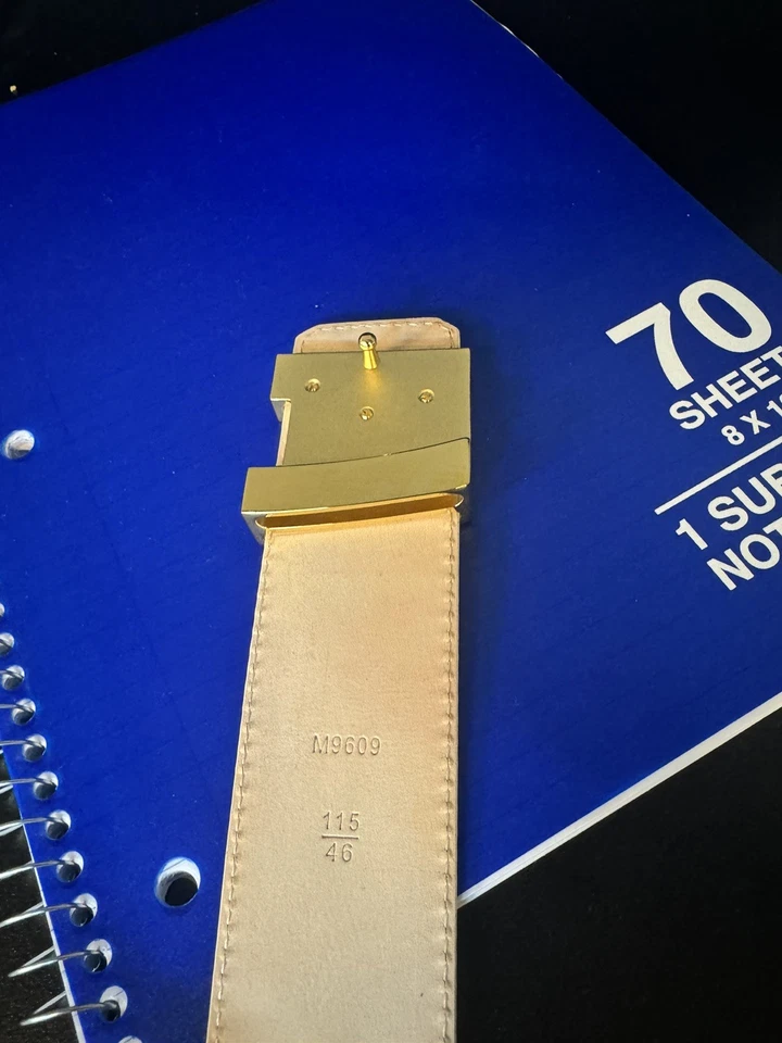 Louis Vuitton Damier Azur Pattern belt Size  115 Foto 3 de 4