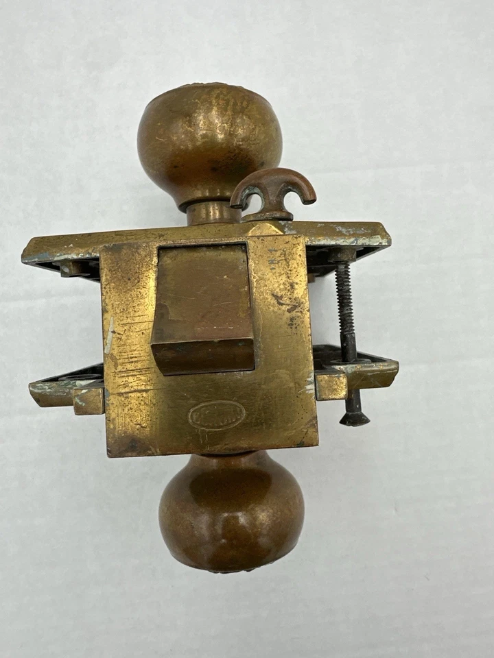 Juego de cerraduras de puerta de mortaja Eastlake victorianas antiguas Corbin funcionando fechas 1882-1905 Foto 2 de 4