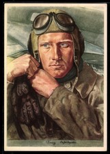 Künstler-AK Willrich: Auflärungsflieger bereitet sich auf den nächsten Einsatz  