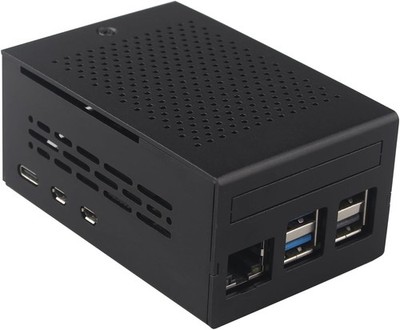 ZC501 Aluminum Gehäuse Case for Raspberry Pi 5, Support Pi 5 Active Cooler,