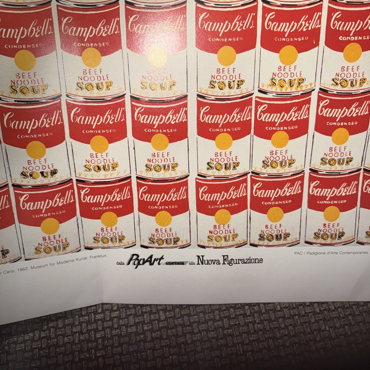 Rare 1987 Andy Warhol 100 Campbell's Soup Cans, 1962, Pop Art