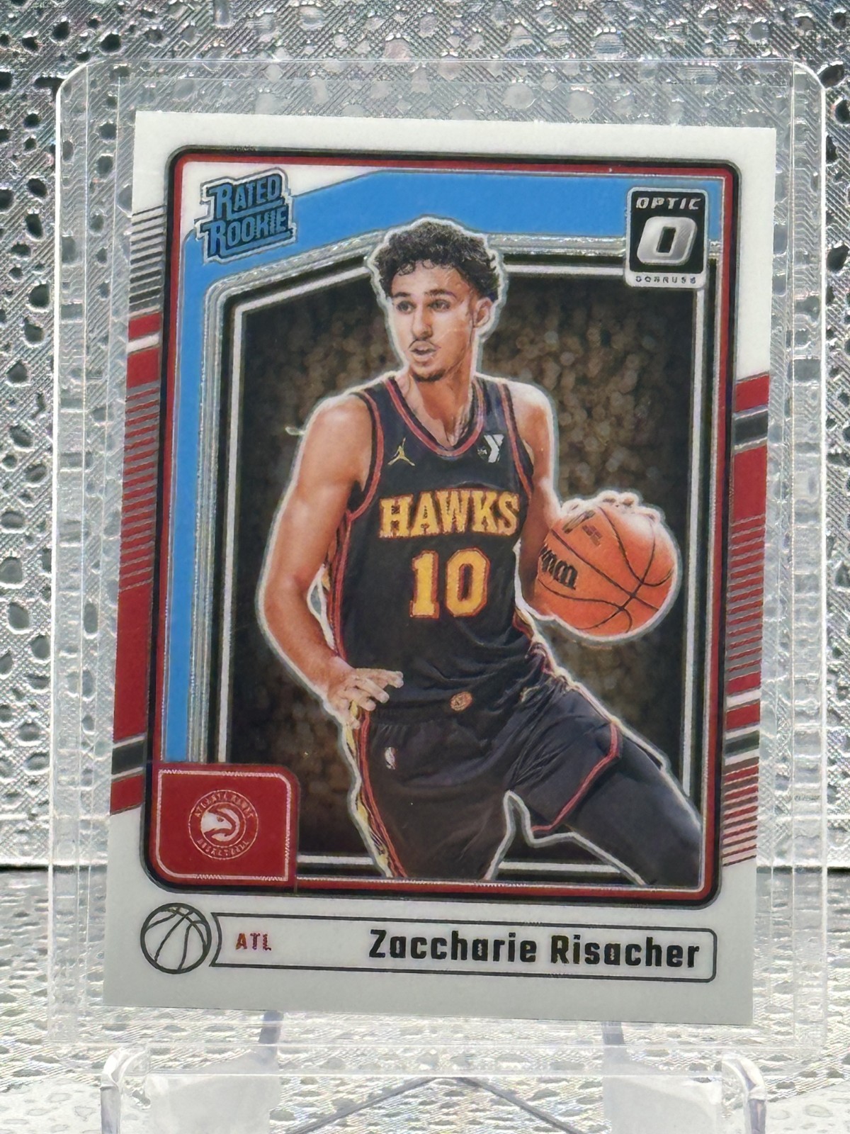 2024-25 Panini Donruss Optic  Zaccharie Risacher #268 Rated Rookie (RC)