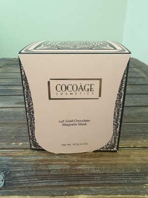 Cocoage 24K Gold Chocolate Magnetic Mask 147g Brand New In Box
