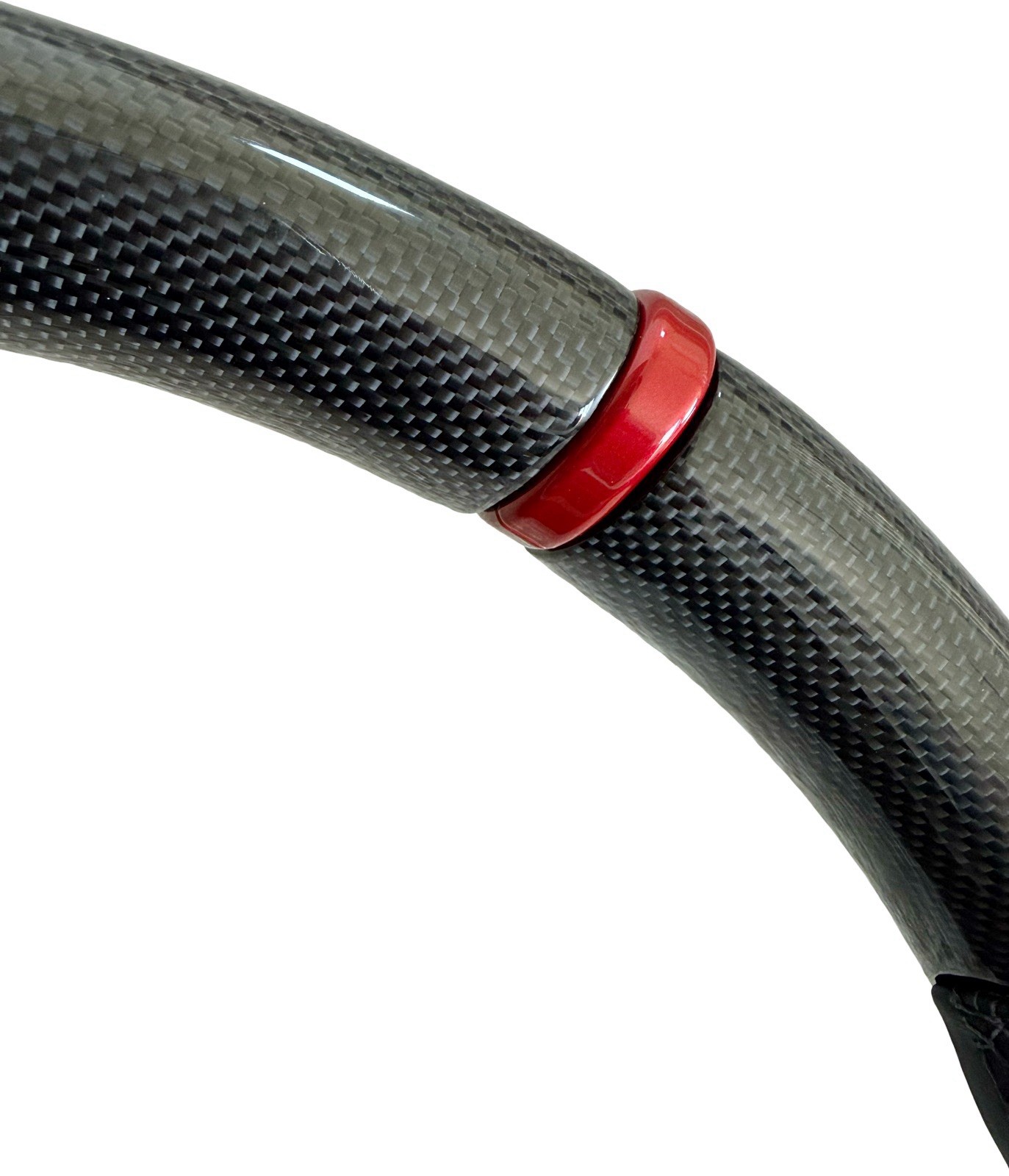 GENUINE OEM FERRARI PORTOFINO CARBON FIBER STEERING WHEEL URUS RED BANG F164